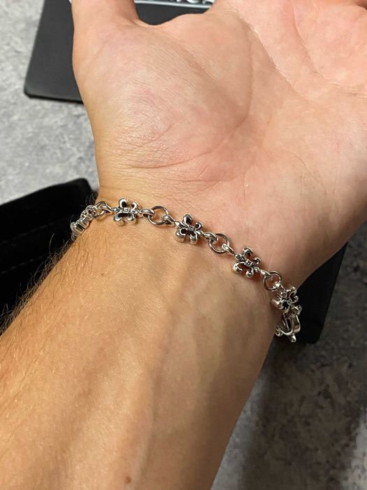 Браслет Chrome Hearts Floral 925 срібний