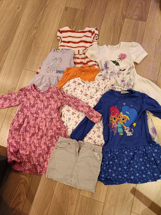 Mega paka ubrań 122/128 dziewczynka