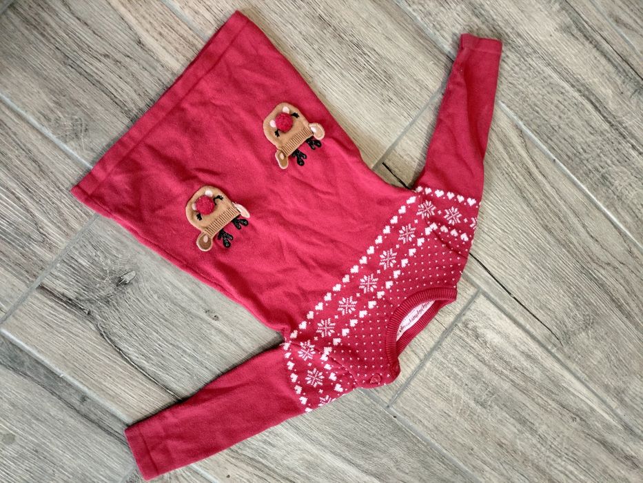 Сукня червона, плаття, платье новорічне, новогоднее, 1рік, 80 см