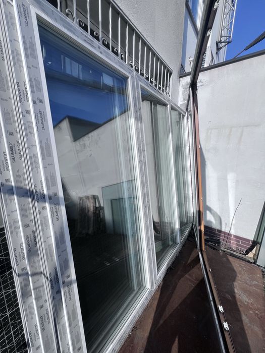 Drzwi balkonowe, profil salamander 2670x2220