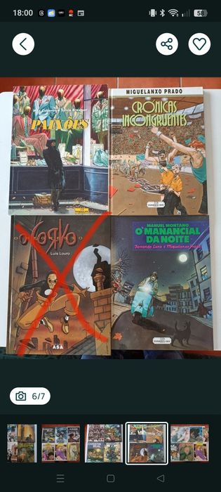 36 Albúns de Comès, Loisel, M. Prado, Bilal, e Cabanes