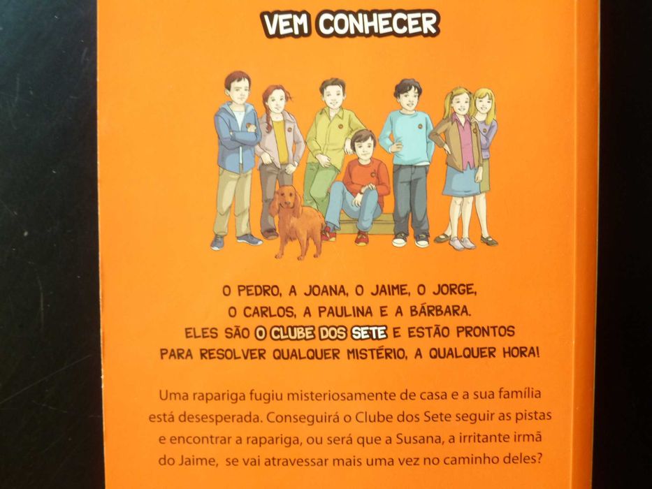 4 livros Enid Blyton - "Coleção Mistério" e "Clube dos Sete"