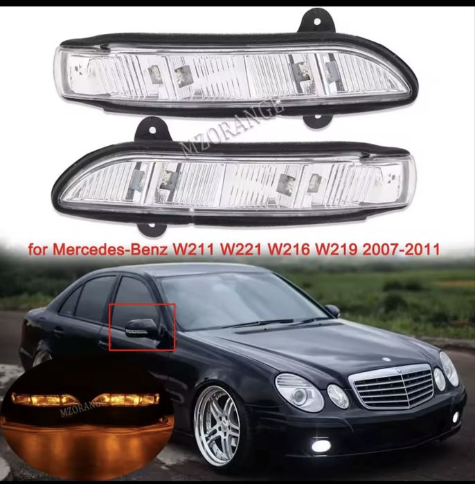 Espelho pisca mercedes benz