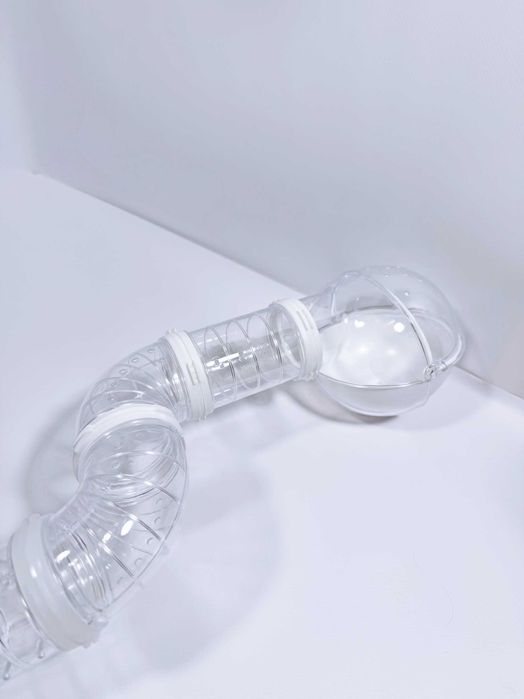 Комплект туннелей для клетки для хомяков, с купалкой, 8 секций, Д/6см