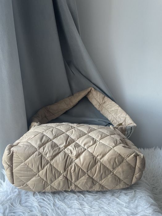 Nowa beżowa kurtkowa torebka