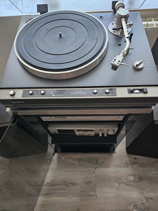 Zestaw Sony hi-fi, equalizer, kolumny G1 ,gramofon,technics