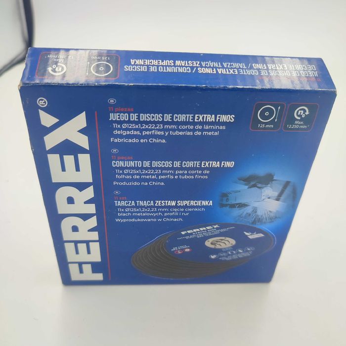 10 tarcz do cięcia metalu i stali nierdzewnej, Ferrex