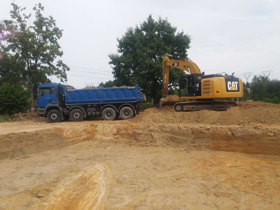 usługi koparka gąsienicową