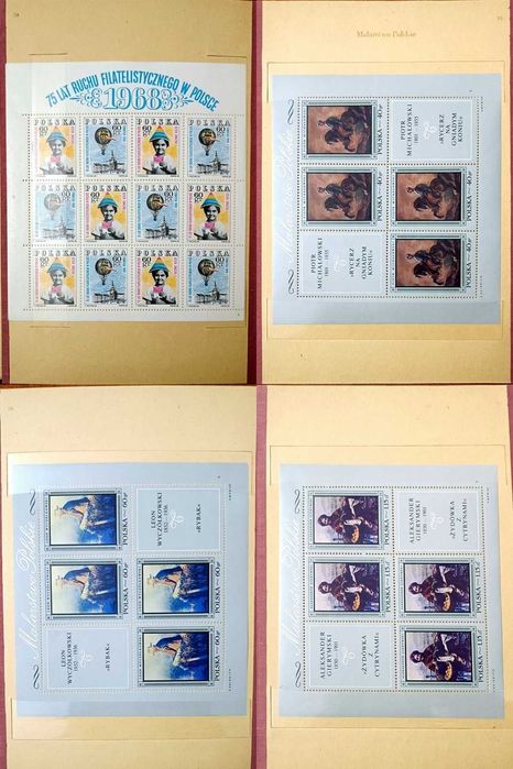 Klaser jubileuszowy Tom VIII+ znaczki** - rok 1968-69