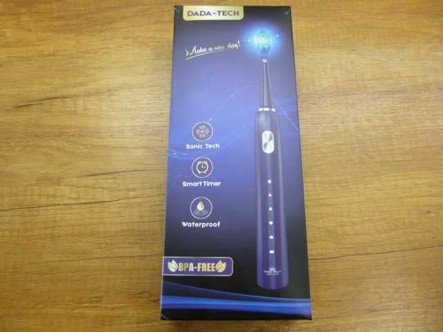 Szczoteczka soniczna DADA-TECH wodoszczelna 5trybów niebieska PROMOCJA