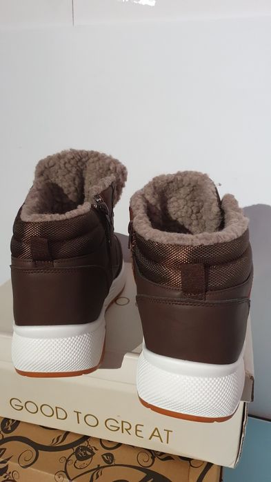 Buty nowe męskie ocieplane zimowe modne rozmiar 45 / wkładka 28.3 cm