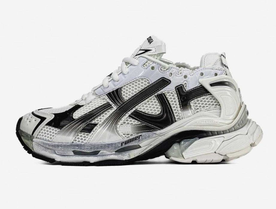 Кожаные кроссовки Balenciaga Runner Trainer кросівки баленсиага раннер