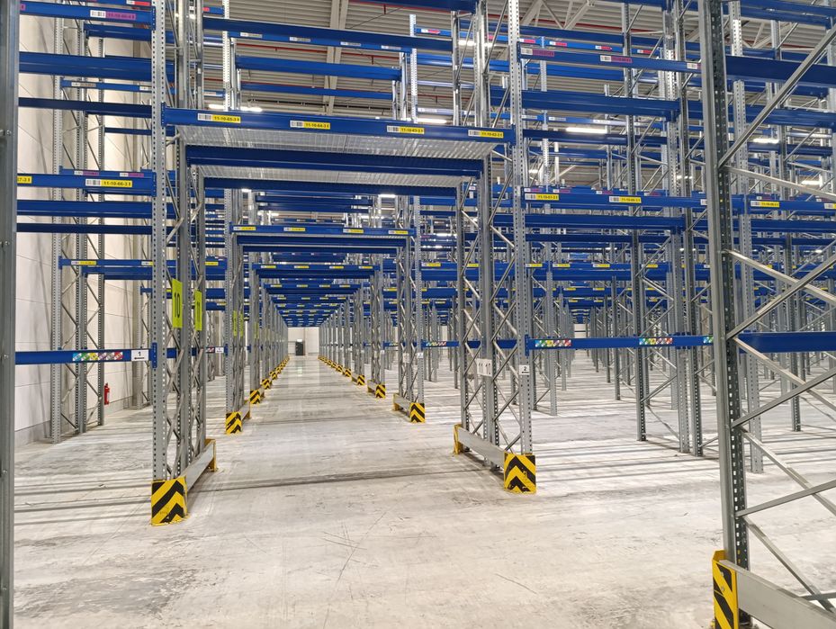 Regał paletowy przemysłowy metalowy magazynowy sklepowy półkowe Bito