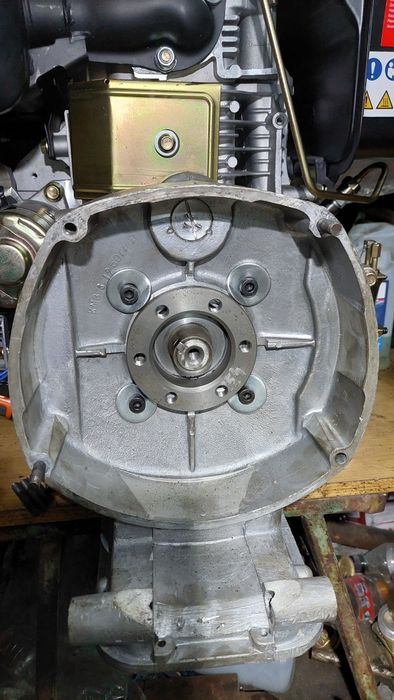 Дизельный двигатель МТ Днепр с Переходной плитой