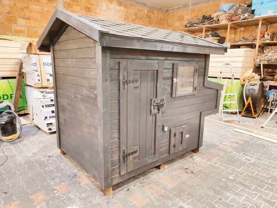 kurnik dla kur, kaczek, gęsi 250x150x210h PRODUCENT