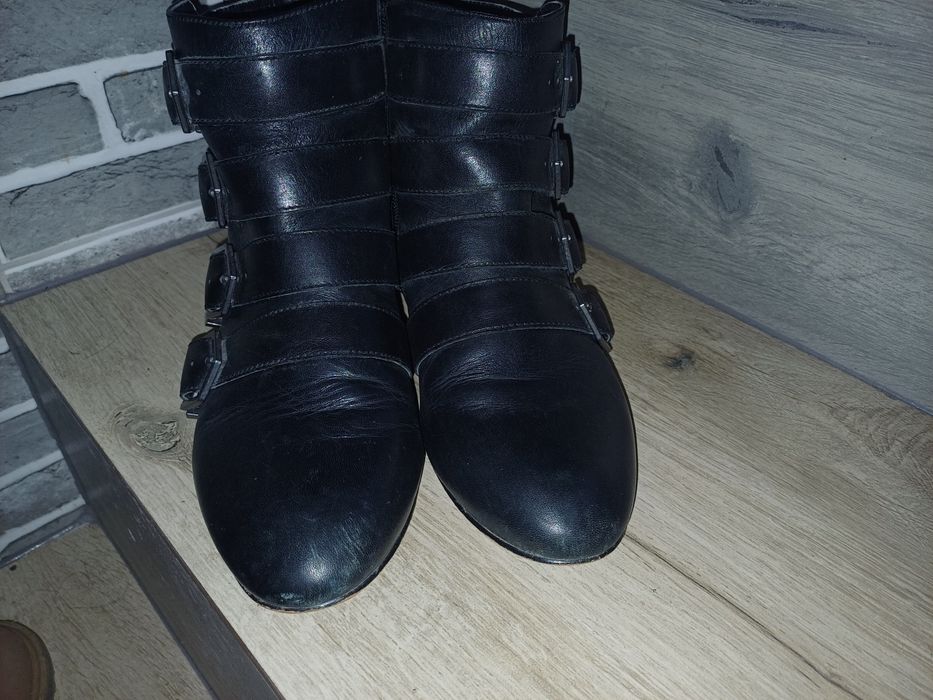 Botki skórzane 36