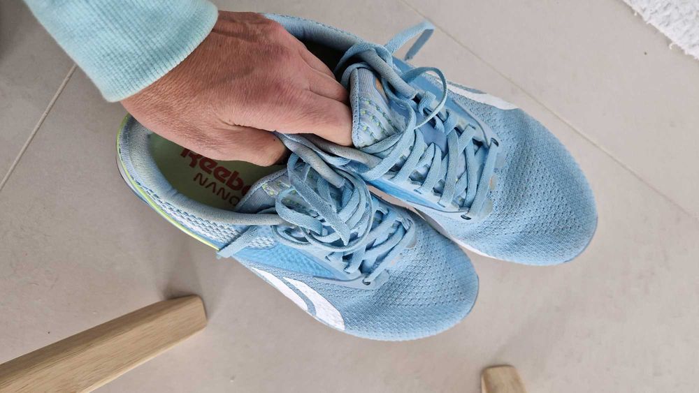Ténis Reebok Nano X3 azuis, tamanho 36