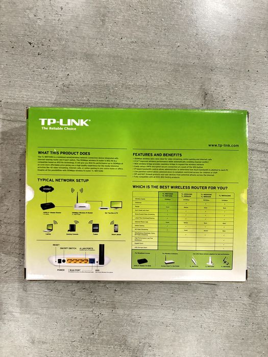 WI-FI роутер. tp-link tl-wr740n.