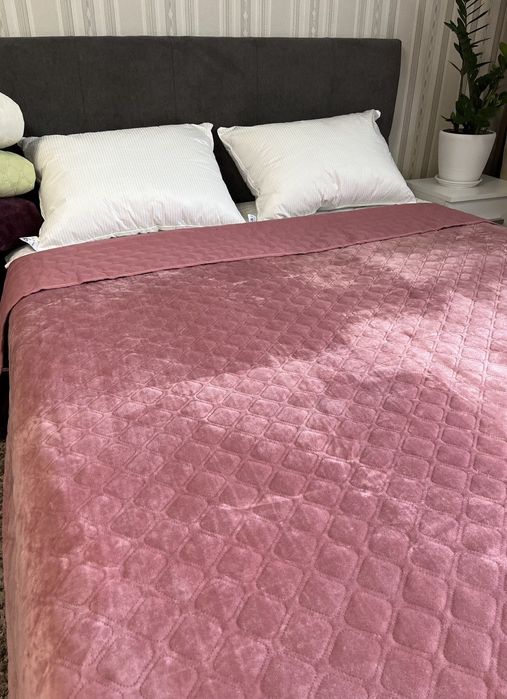 Новинка ТЕП Покривало Велюр на кровать диван