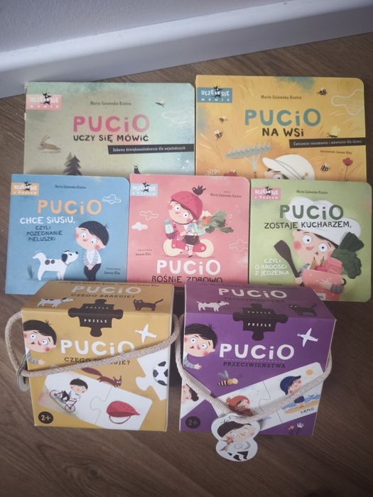 Pucio zestaw książeczek i gier