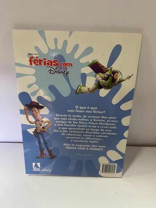 Livro de atividades crianças 7 anos - Férias com a Disney
