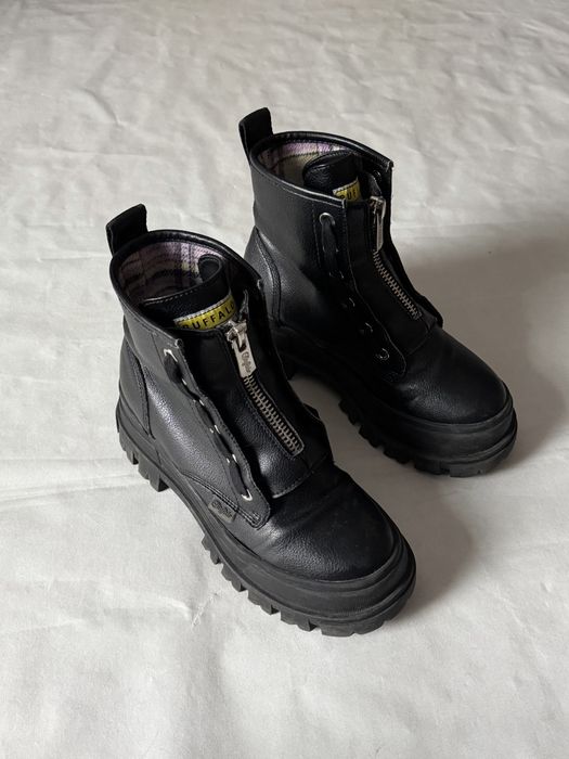 Buffalo London Aspha Zip Vegan Boots Sneakers ботинки сникерсы буффало