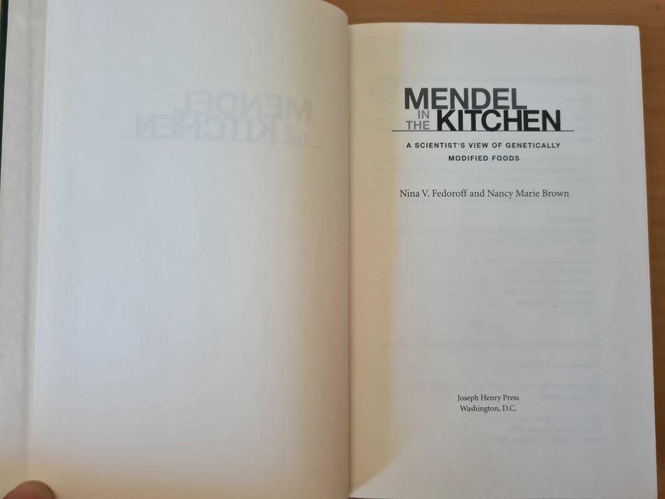 Livro "Mendel in the Kitchen" de Nina Fedoroff