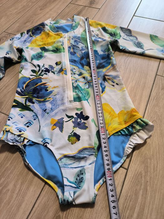 Next суцільний сонцезахисний купальник з рукавами для дівчинки 12 рокі