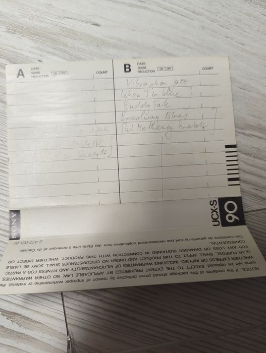 Аудіокасети Sony UCX-S 90