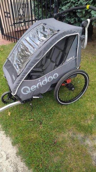 Przyczepka Qeridoo Qupa2 Grey