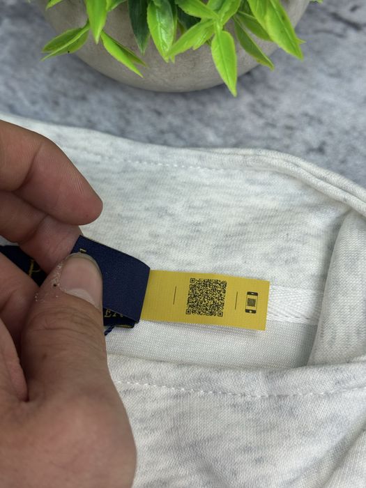 Полузамок Polo Ralph Lauren 1/3 зип чоловічий сірий Поло Ральф Лоурен