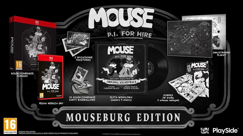 Mouse P.I. For Hire Mouseburg Edition Switch 2 PL
