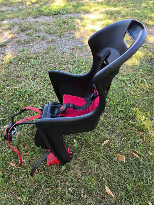 Дитяче велокрісло Polisport Boodie black-red