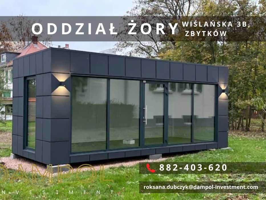 Dampol | Pawilon/Kontener Gastronomiczny Handlowy Usługowy 9x3m