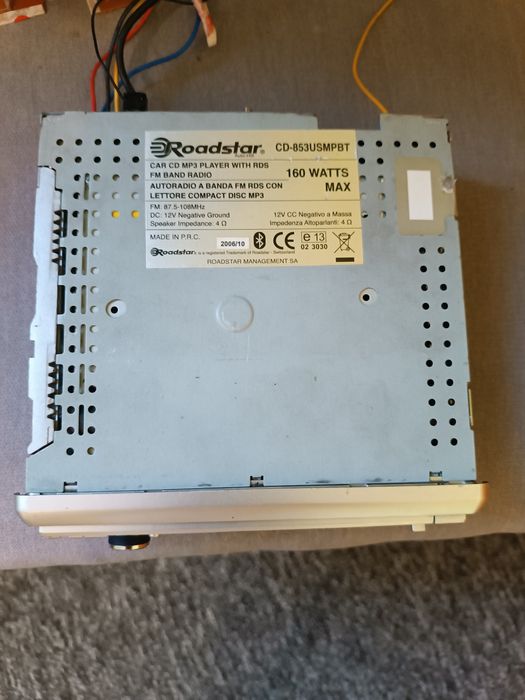 Radio samochodowe Roadstar CD-853USMPBT