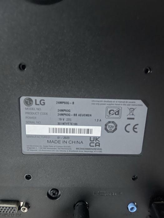 Monitor LG 24MP60G