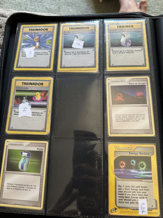 Cartas pokemon antigas