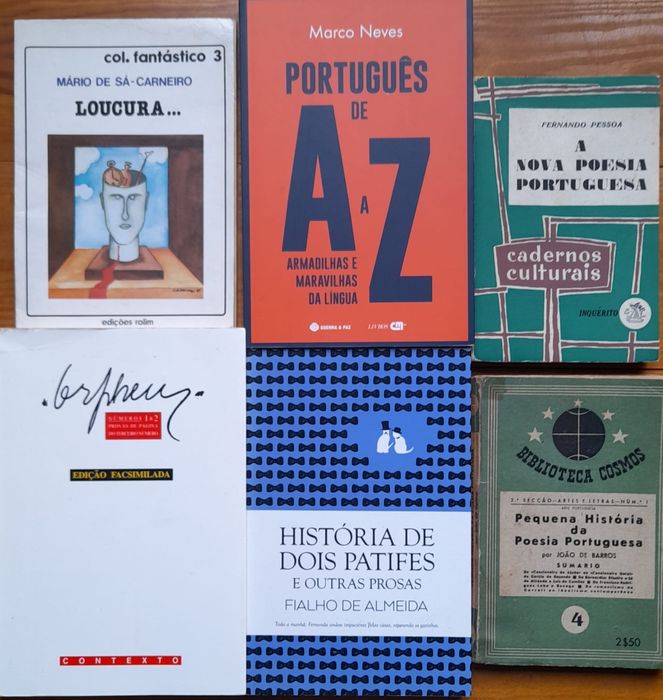 Orpheu, Pessoa, Sá-Carneiro, poesia e literatura portuguesa