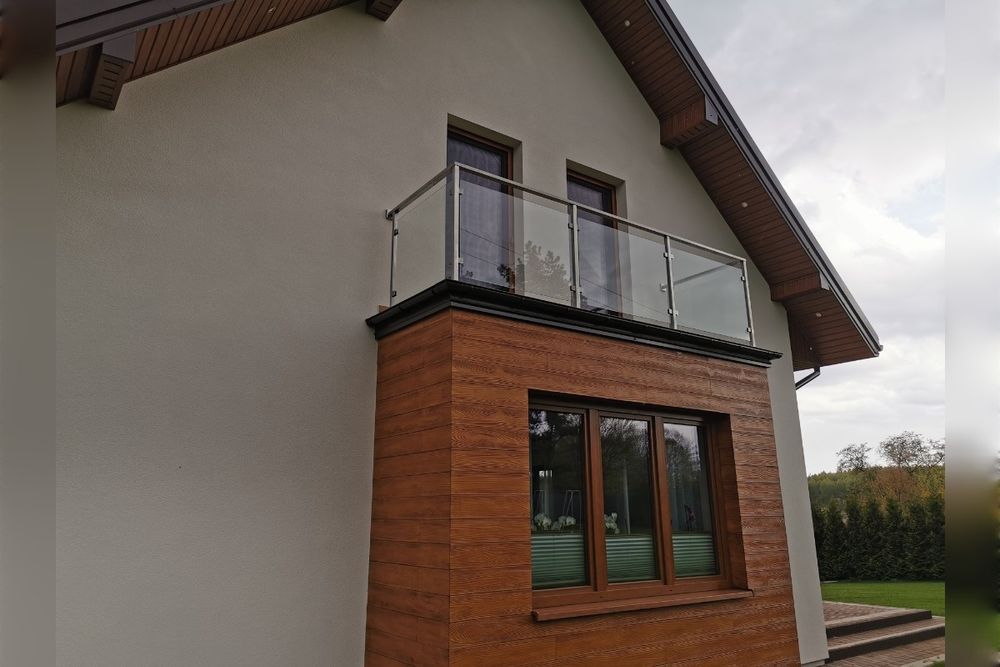 Balustrady stalowe szklane barierki