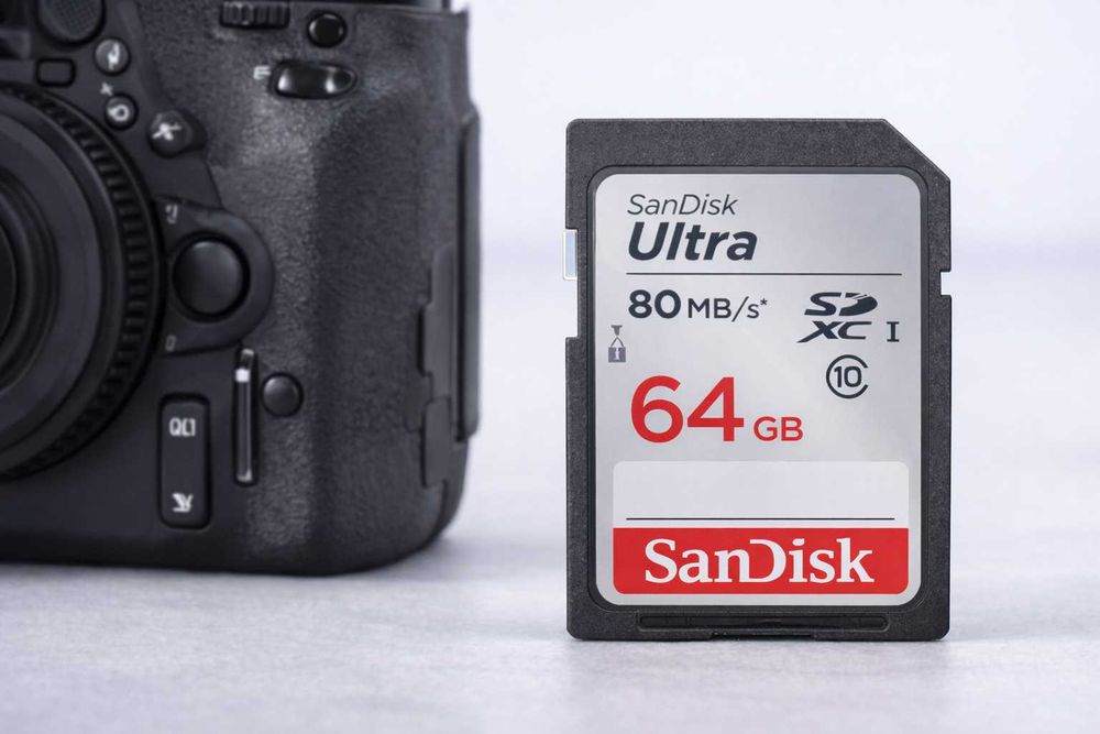 Cartão SD SanDisk Ultra 64GB – 80MB/s – Class 10