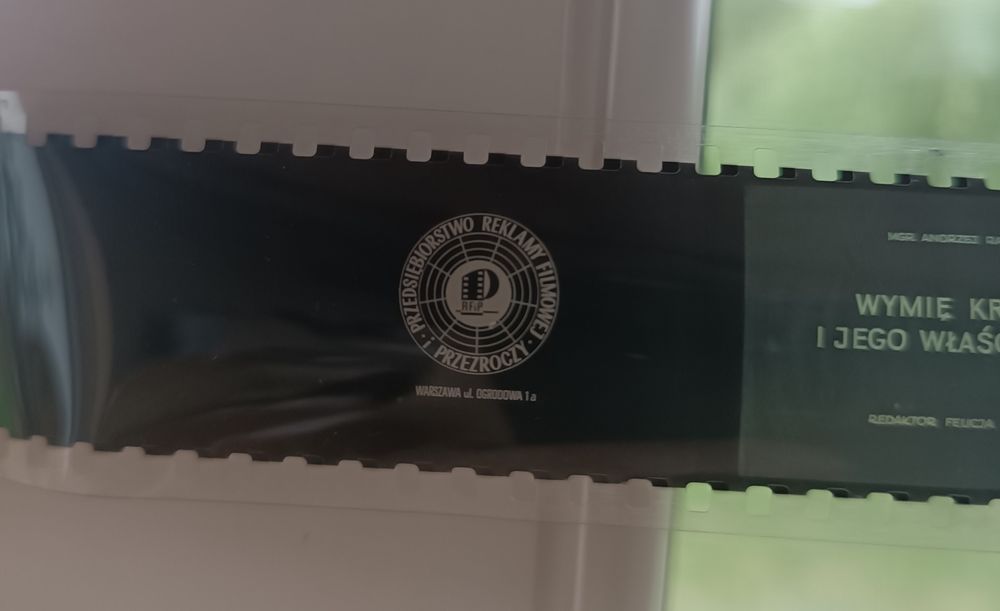 Slajd, film szkoleniowy weterynaria do rzutnika PRL