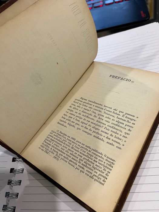1ª Edição Camillo Castello Branco  Ao Anoitecer da Vida - 1874