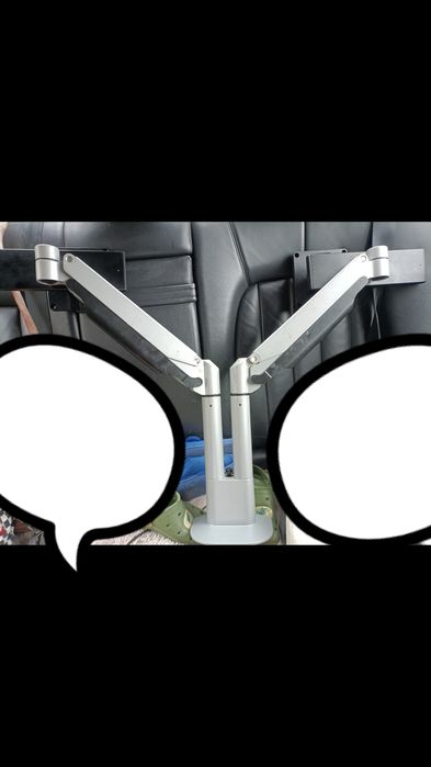 hat design works e2 dual monitor arm