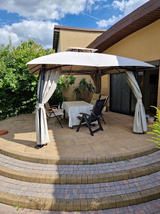 Pawilon ogrodowy GRANISLE szary - 3,28 x 3,27 m