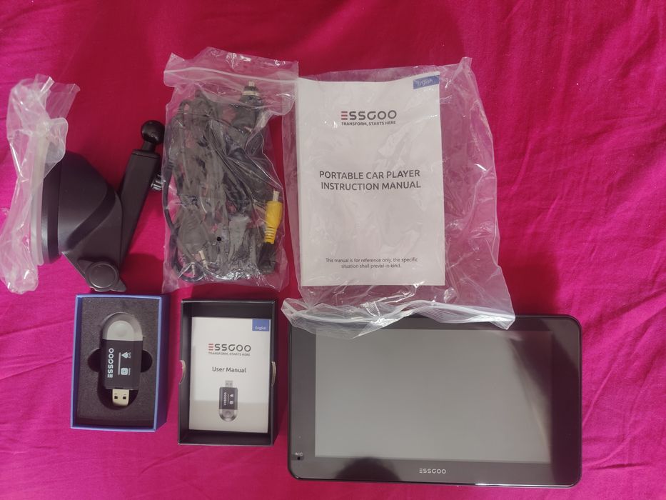 ESSGOO CarPlay android auto Player 743CP