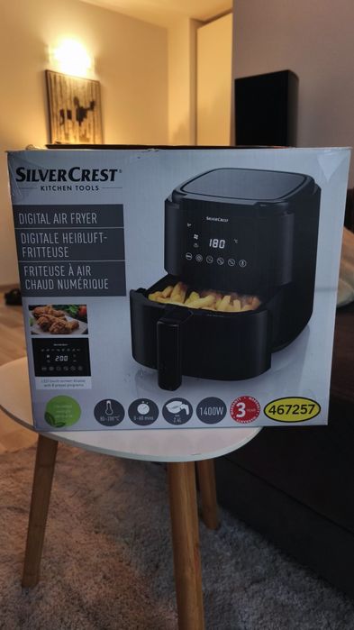 Airfryer Silver Crest 2.4 l 1400W nowy z gwarancją