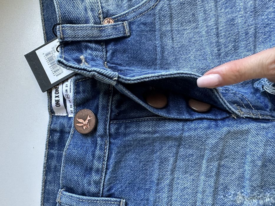 Spodneki shorty one teaspoon jeansy nowe