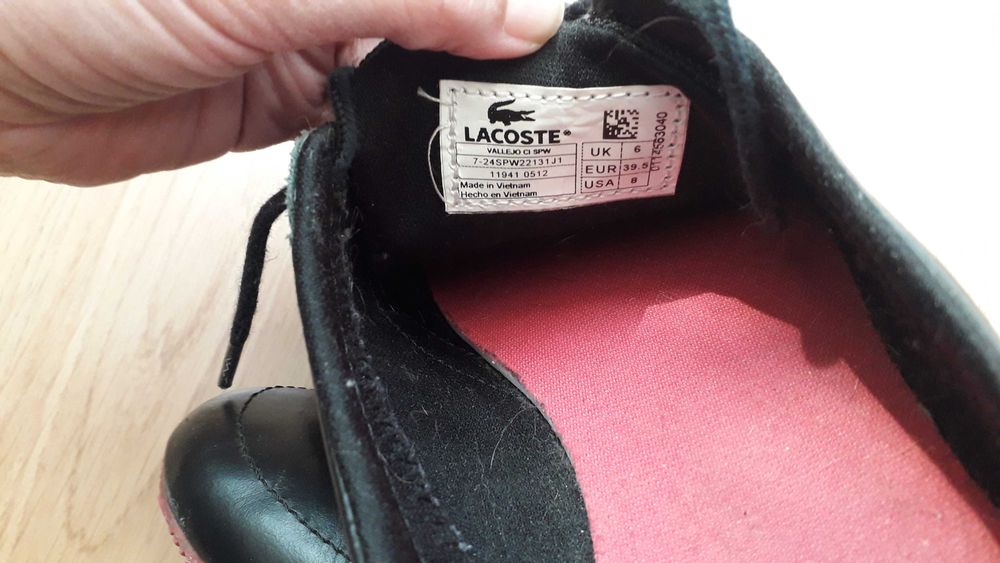 Buty sportowe Lacoste, rozm. 39,5
