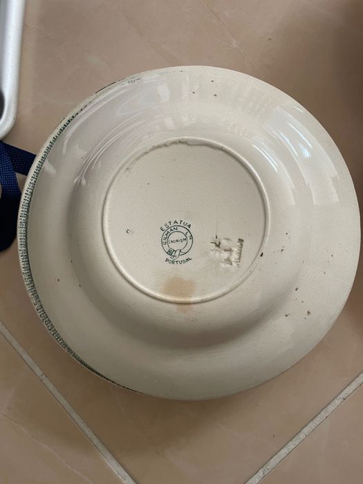 Pratos de sopa antigos cavalinho