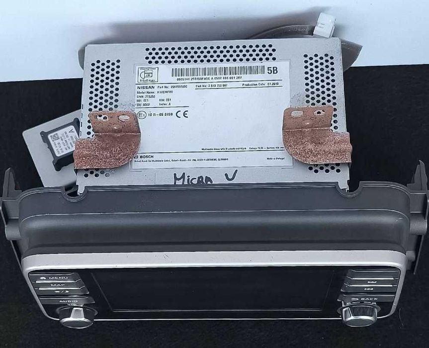 Rádio / Auto Rádio 259155FA5C - NISSAN MICRA V